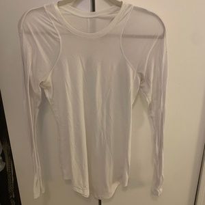 White Lulu Lemon Long Sleeve